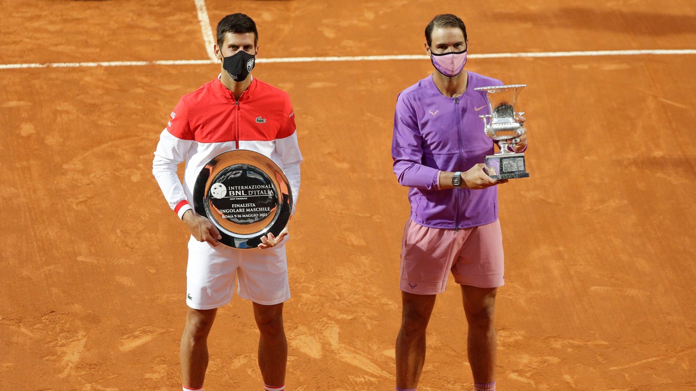 Novak Djokovič a Rafael Nadal hrali finále turnaja ATP Masters 1000 Rím.