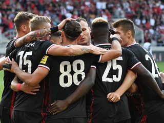 Futbalisti Spartaka Trnava.