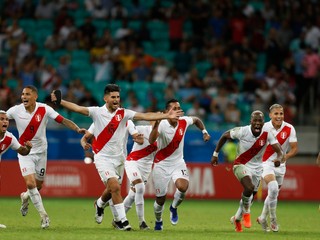Futbalisti Peru.