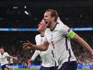 Kapitán Anglicka Harry Kane na ME vo futbale (EURO 2020 / 2021).