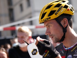 Slovinský cyklista Primož Roglič z tímu Jumbo-Visma. 