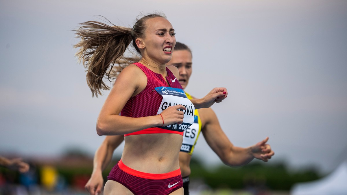 Lekkoatletyka: Gabriela Gajanová zajęła trzecie miejsce na 800 metrów