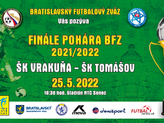 Víťazom pohára BFZ je ŠK Vrakuňa