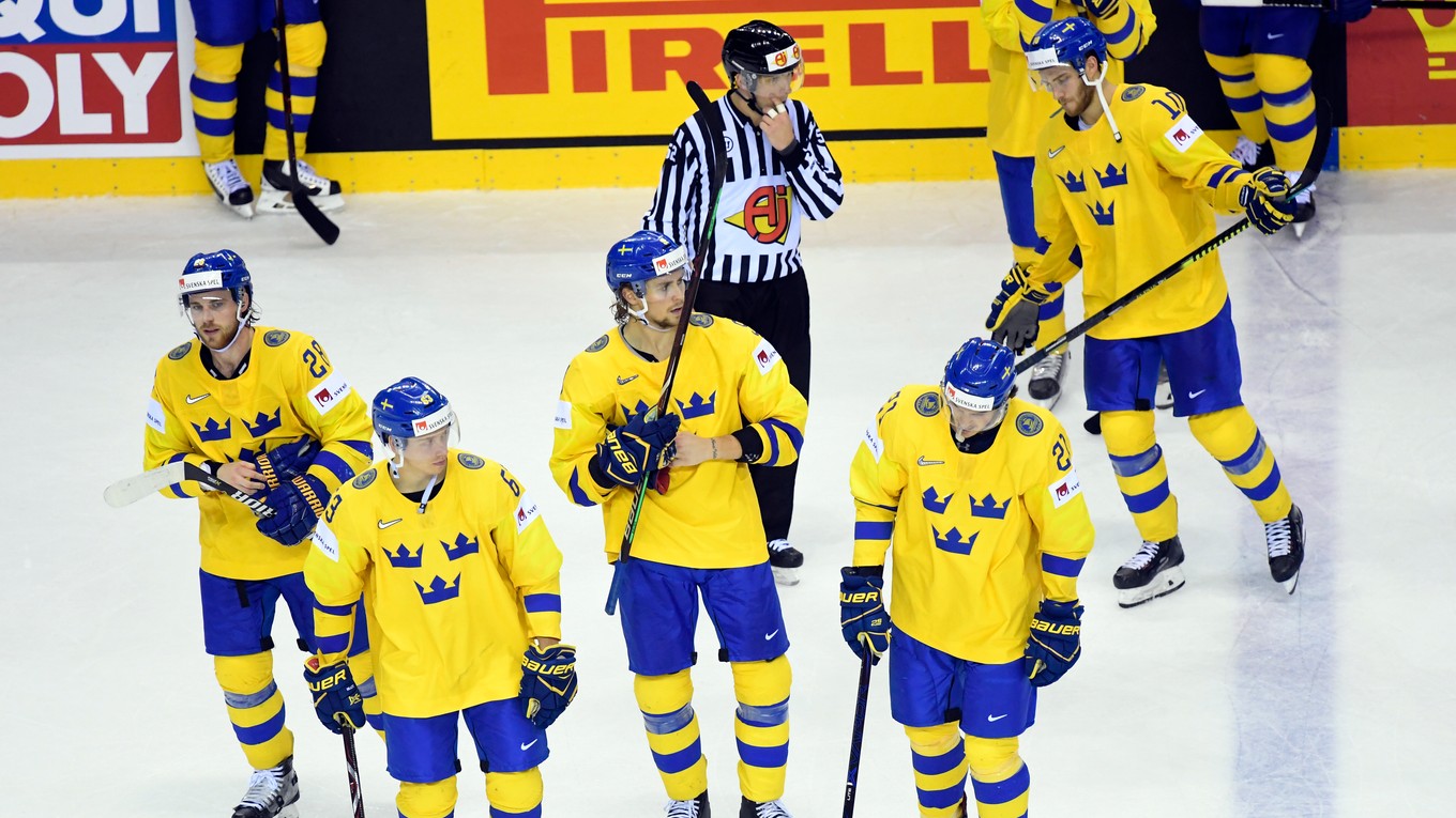 Hokejisti Švédska - ilustračná fotografia.