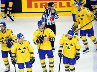 Hokejisti Švédska - ilustračná fotografia.