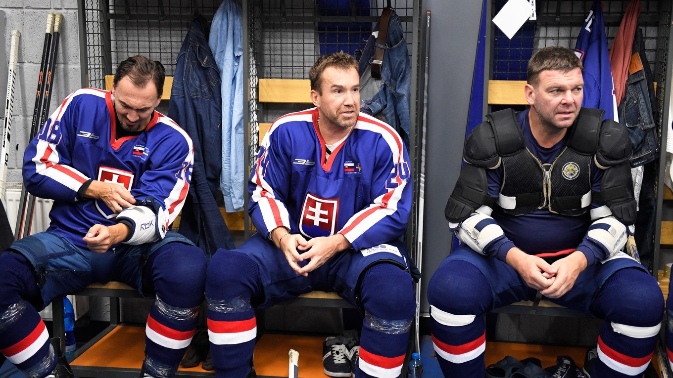 Žigmund Pálffy pred exhibíciou hviezd Slovensko – Švédsko.