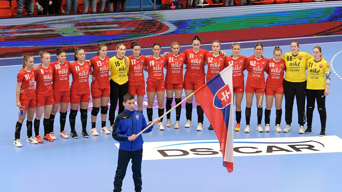 Slovenské hádzanárky.