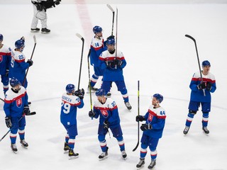 Slovenskí hokejisti na ZOH v Pekingu 2022.