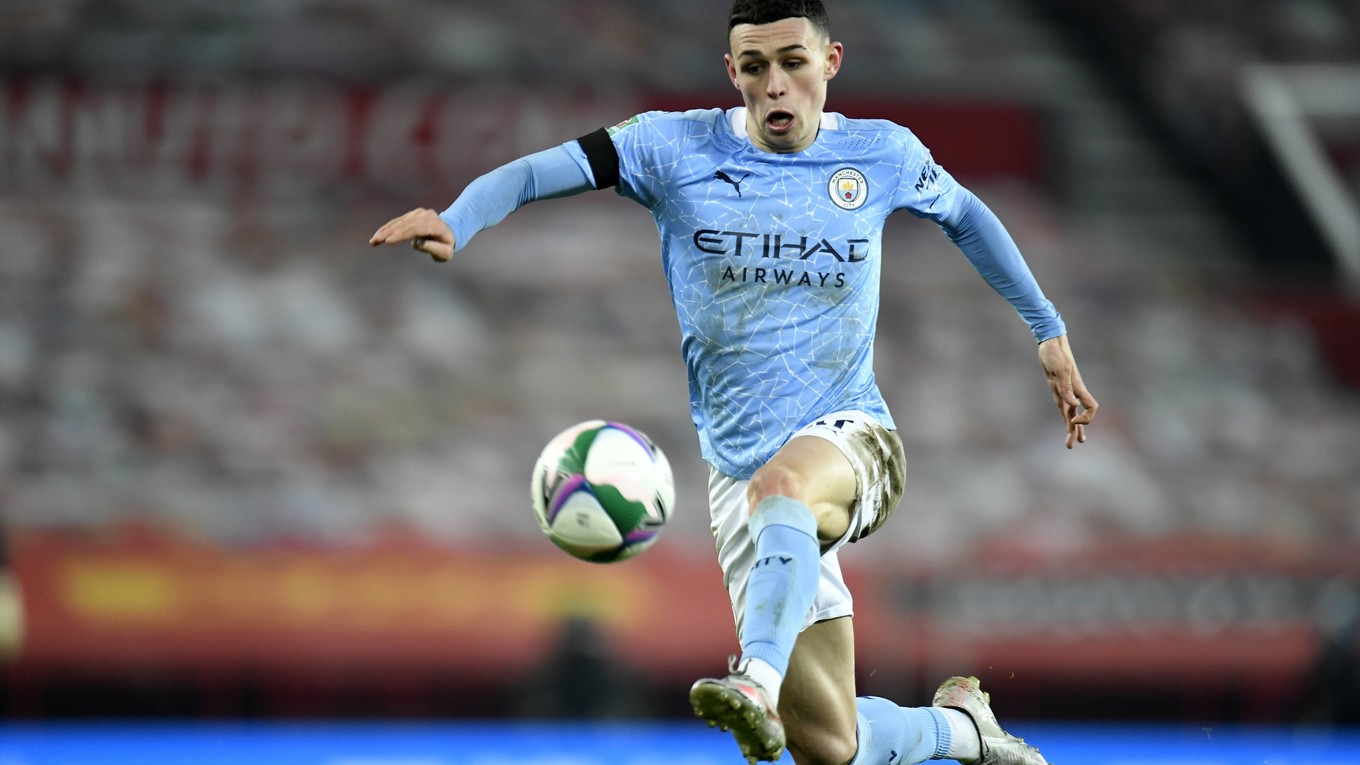 Phil Foden z Manchester City.