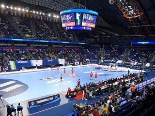 Steel aréna počas zápasu Slovensko - Rusko.
