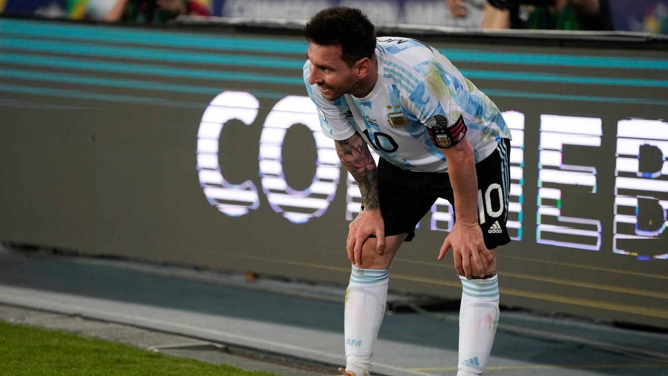 Lionel Messi počas Copa Améria 2021.