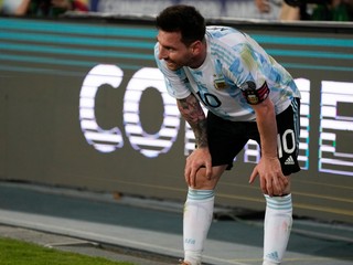 Lionel Messi počas Copa Améria 2021.