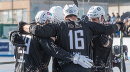 Hokejbalisti Skalice. 