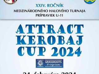 Populárny mládežnícky turnaj ATTRACT Kerobaj už túto sobotu 24.02.2024