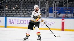 Obranca tímu Vegas Golden Knights Alex Pietrangelo.