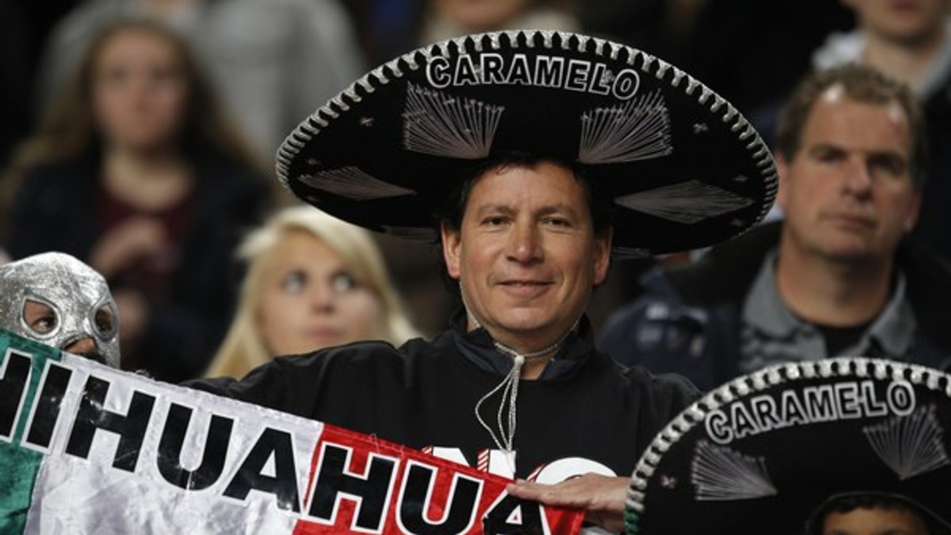 Oddaný fanúšik Mexika prezývaný Caramelo.