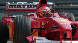 Michael Schumacher na monoposte Ferrari.