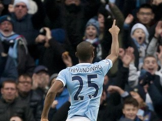 Fernandinho v drese Manchestru City, archívna snímka.