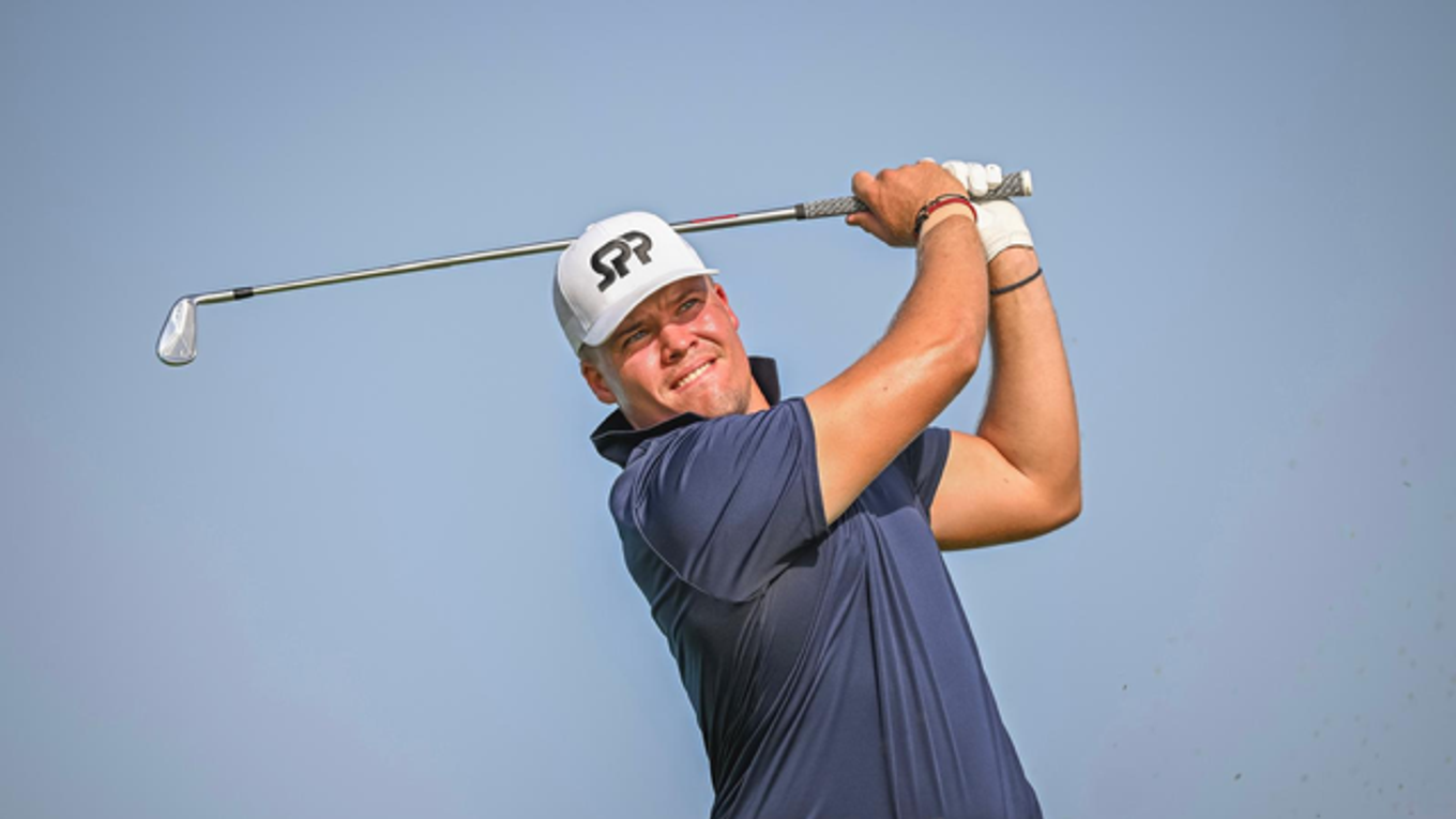 Slovenský golfista Tadeáš Teťák. 