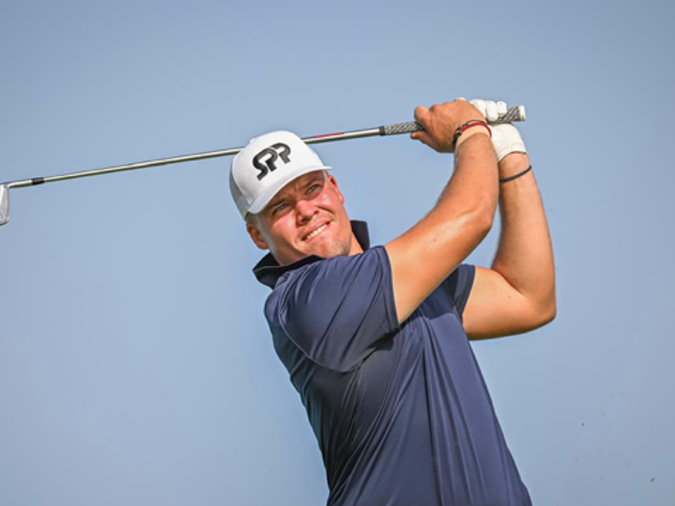 Slovenský golfista Tadeáš Teťák. 