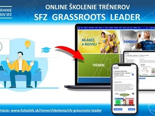 Online školenie „SFZ Grassroots leader“ pre budúcich trénerov detí