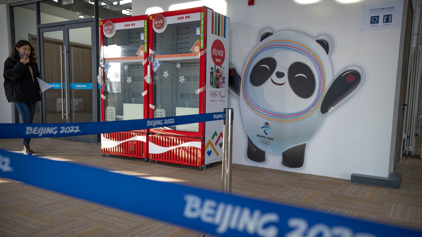 Bing Dwen Dwen, maskot ZOH 2022 v Pekingu.