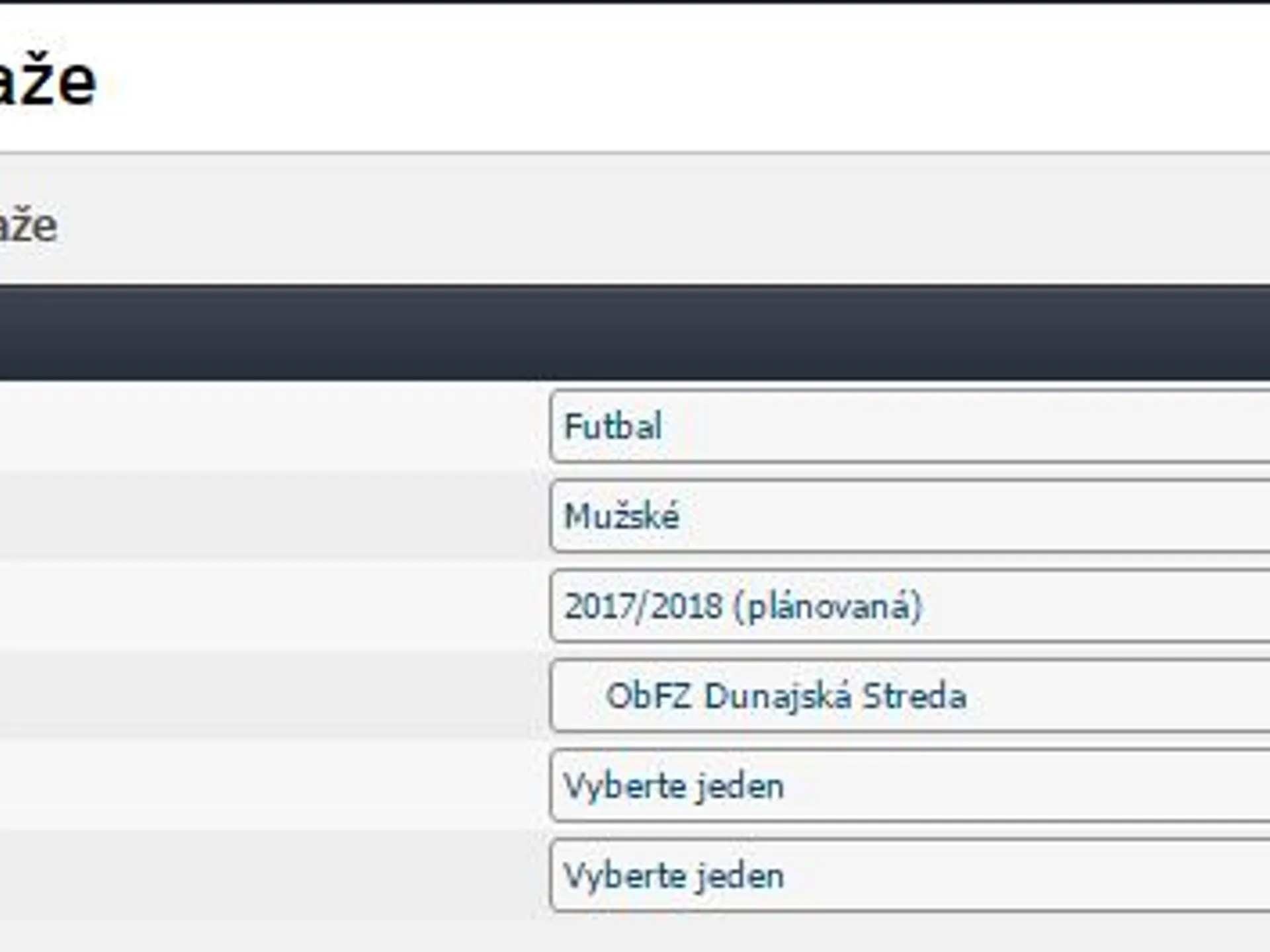 Postup podania prihlášok do súťaží