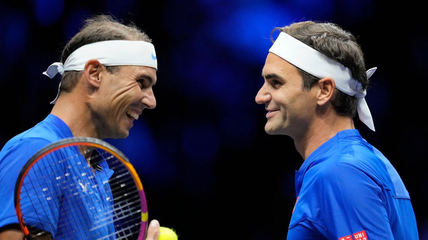 Rafael Nadal a Roger Federer.