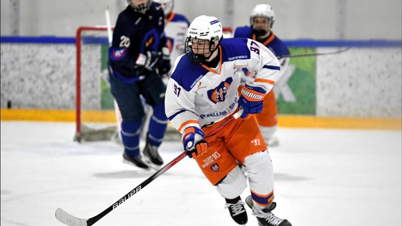Slovenský hokejista Max Melicherík v drese tímu Tappara Tampere. 