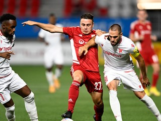 Zápas Trenčín - Banská Bystrica.