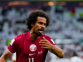 Futbalista Kataru Akram Afif.