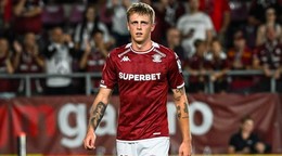 Timotej Jambor v drese Rapidu.