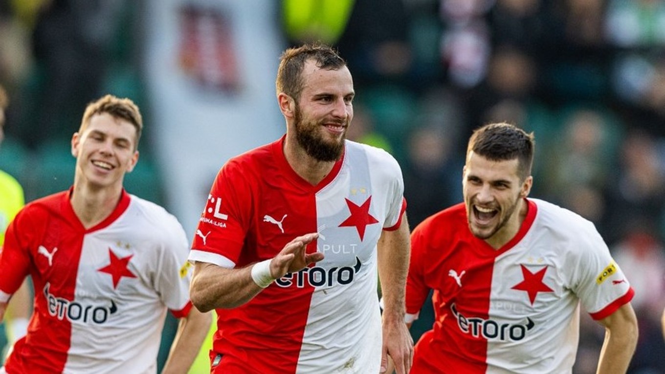 Futbalisti SK Slavia Praha.