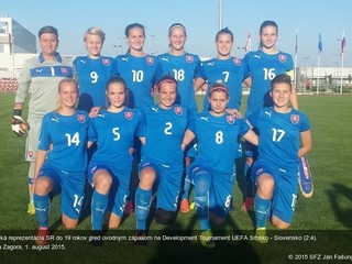 Ženská 19-ka zdolala v prvom zápase na turnaji Development UEFA Srbsko 4:2