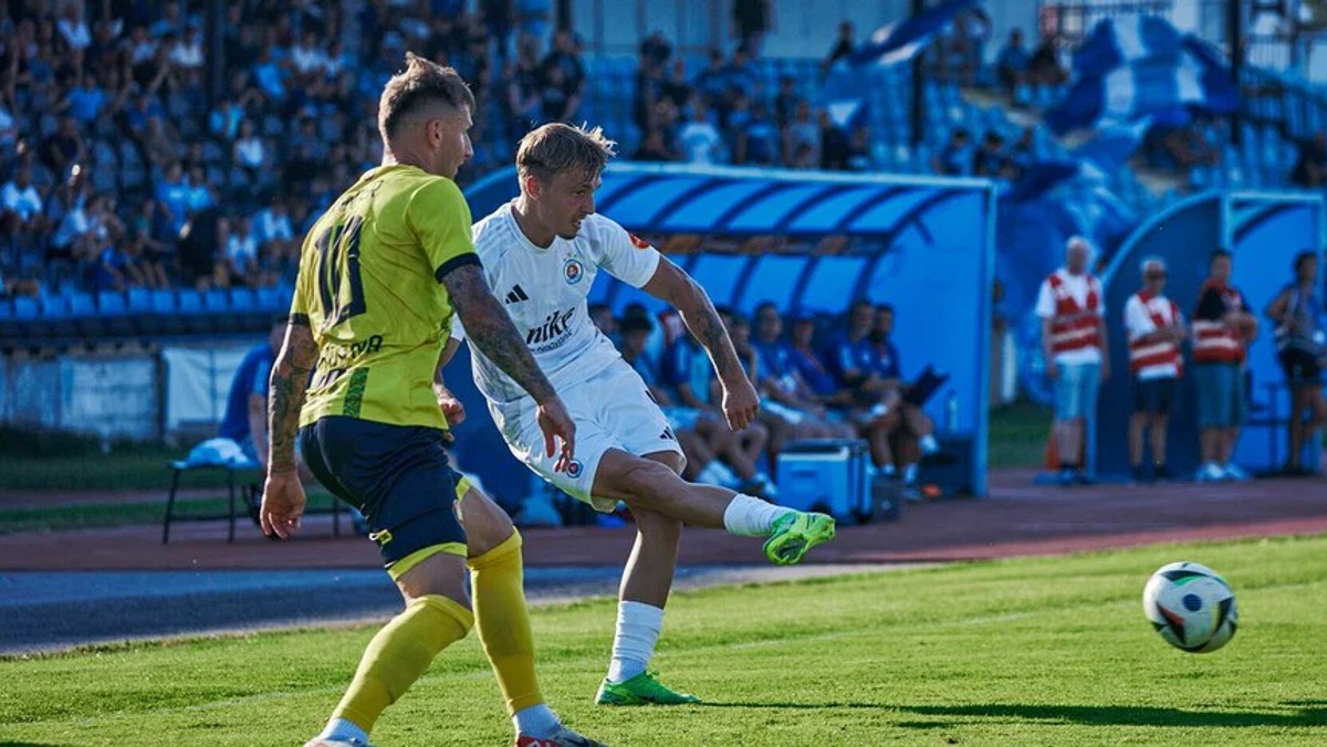 Záber zo zápasu Slovan Bratislava B - Inter Bratislava