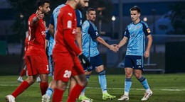 Momentka zo zápasu Al-Shahania SC – ŠK Slovan Bratislava