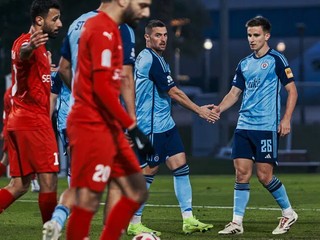 Momentka zo zápasu Al-Shahania SC – ŠK Slovan Bratislava