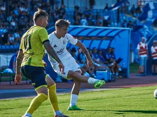 Záber zo zápasu Slovan Bratislava B - Inter Bratislava
