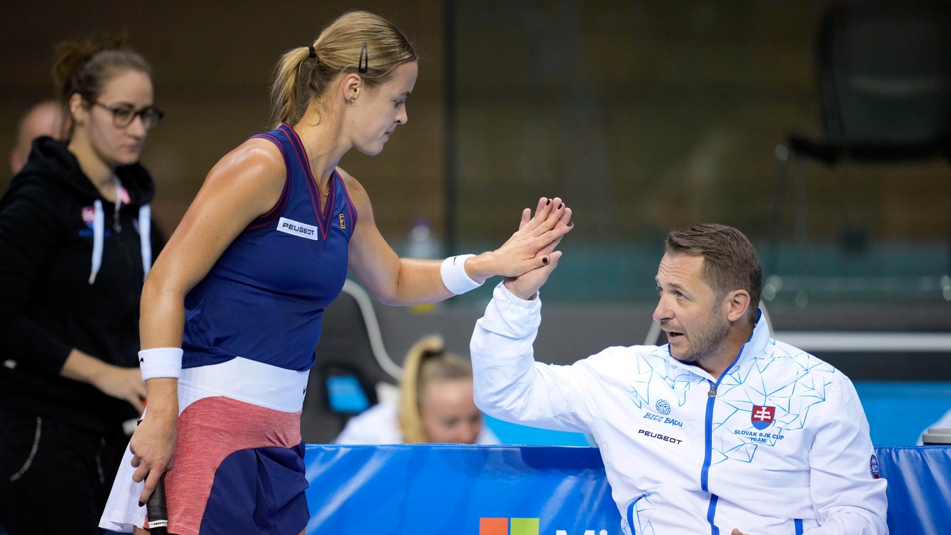 Anna Karolína Schmiedlová a Matej Lipták.