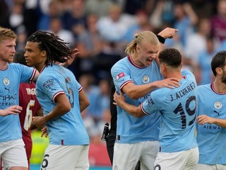 Futbalisti Manchesteru City.