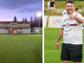 Šéf TJ Lovča Michal Bien sa zaslúžil, aby v obci mali umelé osvetlenie.