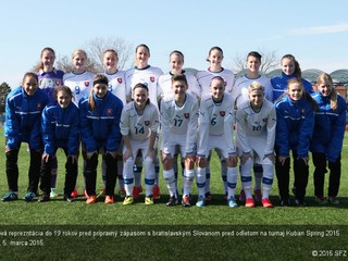 Ženská 19-ka dnes odlieta do Soči, v generálke na Kuban Spring zdolala Slovan vysoko 6:1