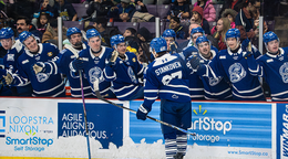 Matej Stankoven oslavuje gól.