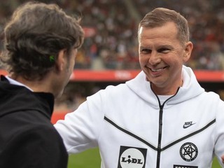 Tréner Jaroslav Kentoš (vpravo).