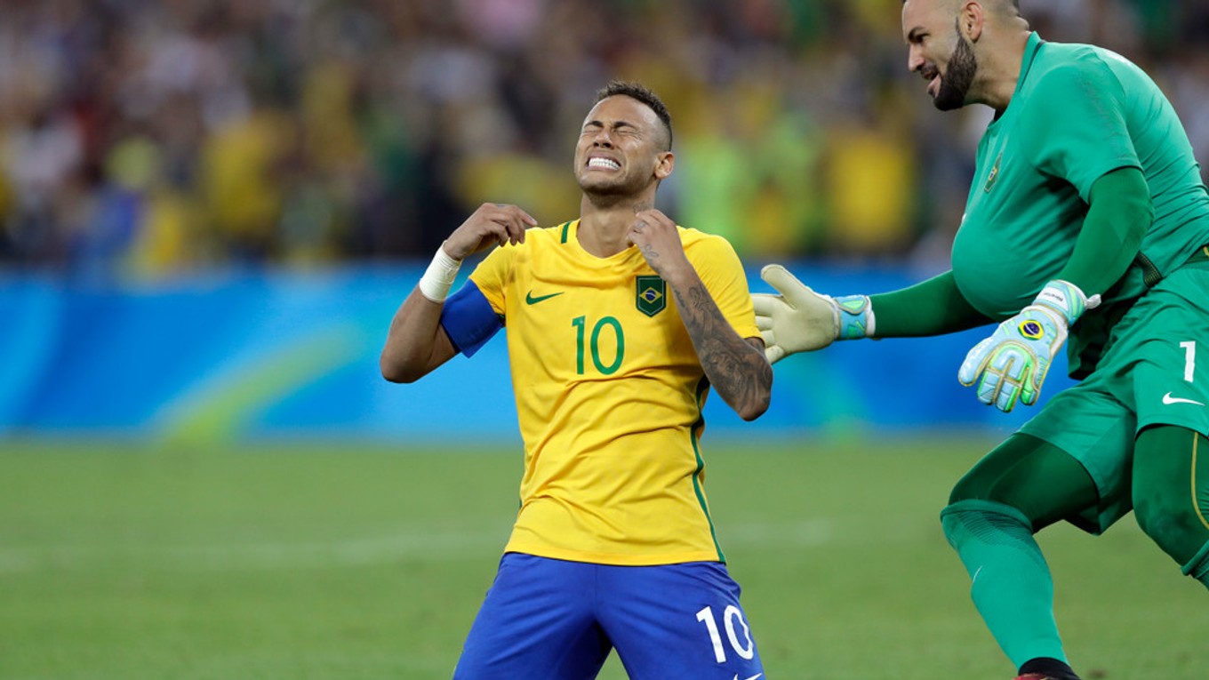 Útočník Neymar sa v Riu 2016 stal hrdinom Brazílie.