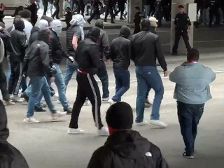 Fanúšikovia Stuttgartu.