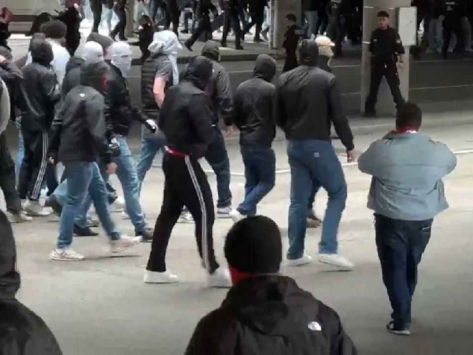 Fanúšikovia Stuttgartu.