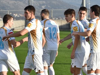 Futbalisti HNK Rijeka sa tešia z gólu proti MFK Dolný Kubín.