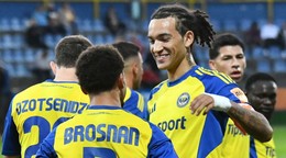 Hráči MFK Zemplín Michalovce v zápase Niké ligy.