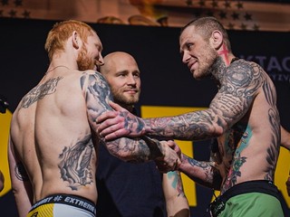 Sledujte zápas Václav Baba Jaga Mikulášek vs. Thomas Robertsen dnes live ako hlavný súboj galavečera Oktagon MMA 23.